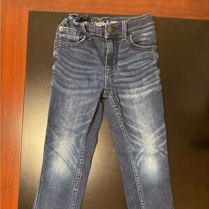 Boy’s Skinny Fit Jeans, Cat & Jack Medium Blue, Adjustable Waistband, Size 5